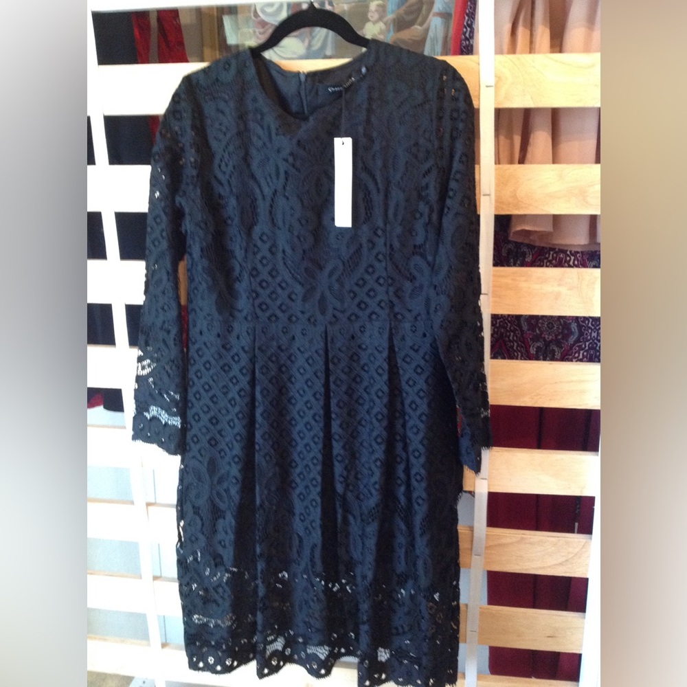 New with tags black lace dress